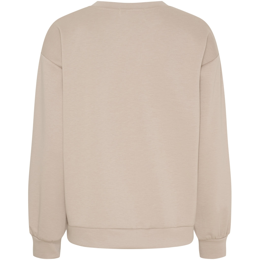 MARTA DU CHATEAU Marta du Chateau dam sweatshirt MdcLiora 58512M Sweatshirt Fango/black