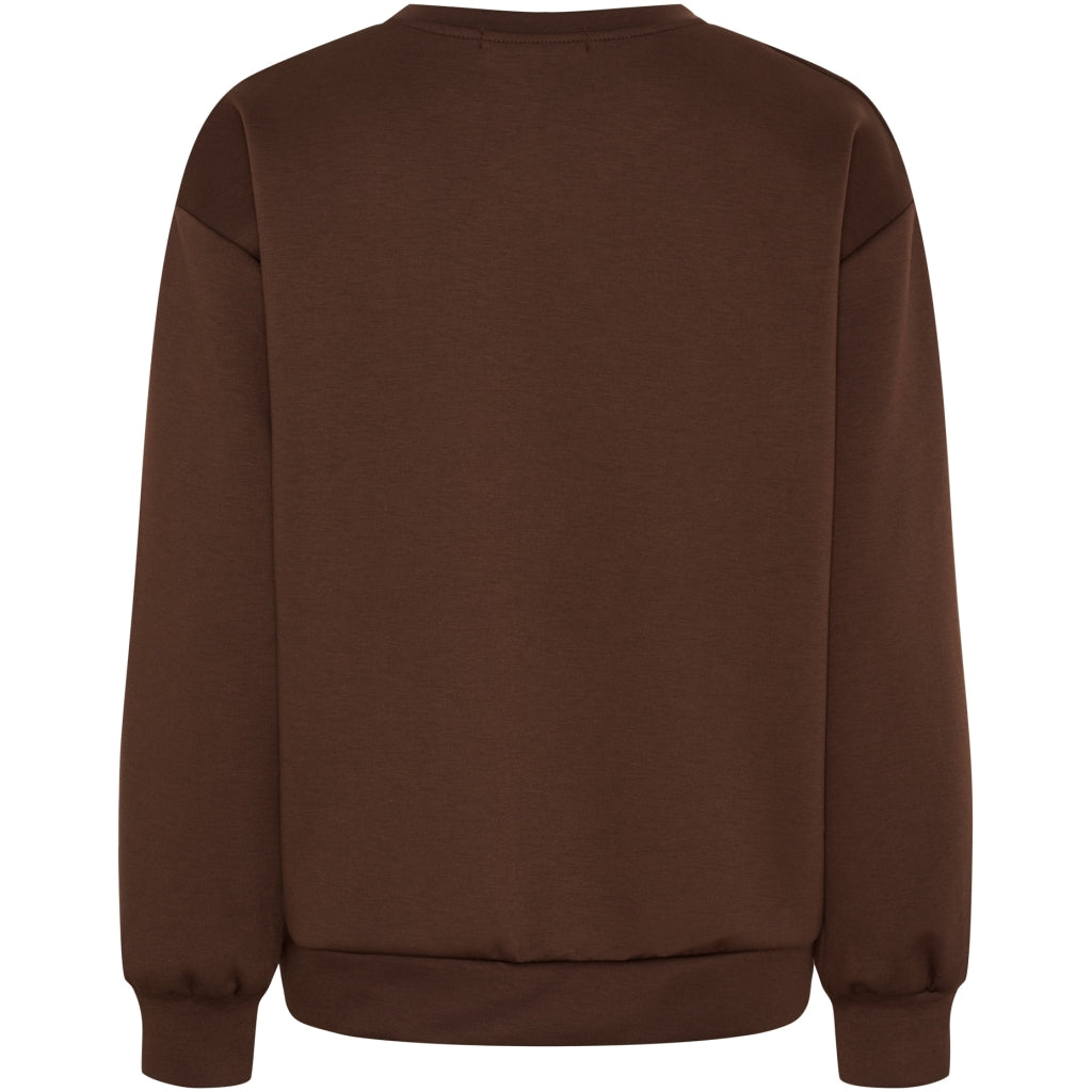 MARTA DU CHATEAU Marta du Chateau dam sweatshirt MdcLiora 58512M Sweatshirt Moro/Black