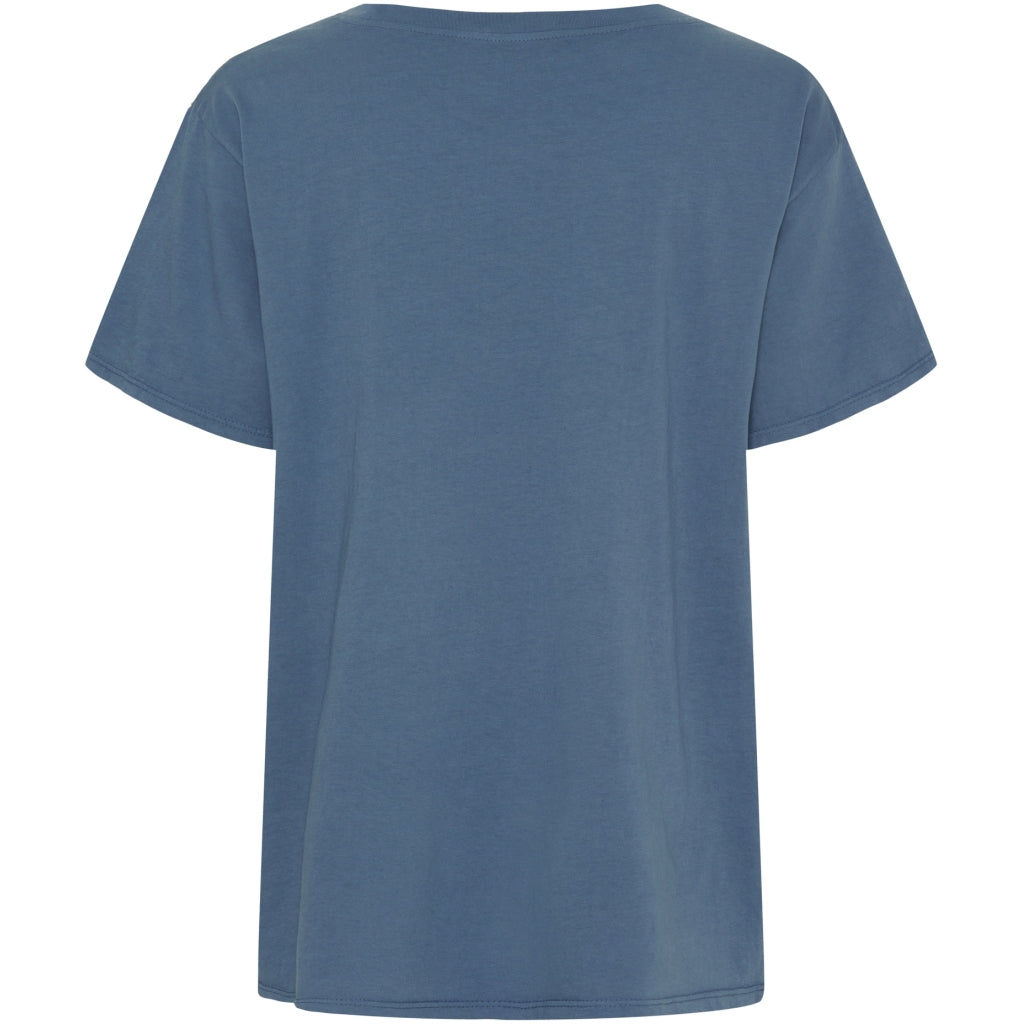 MARTA DU CHATEAU Marta du Chateau dam t-shirt MdcInge .0532 T-shirt Denim Love