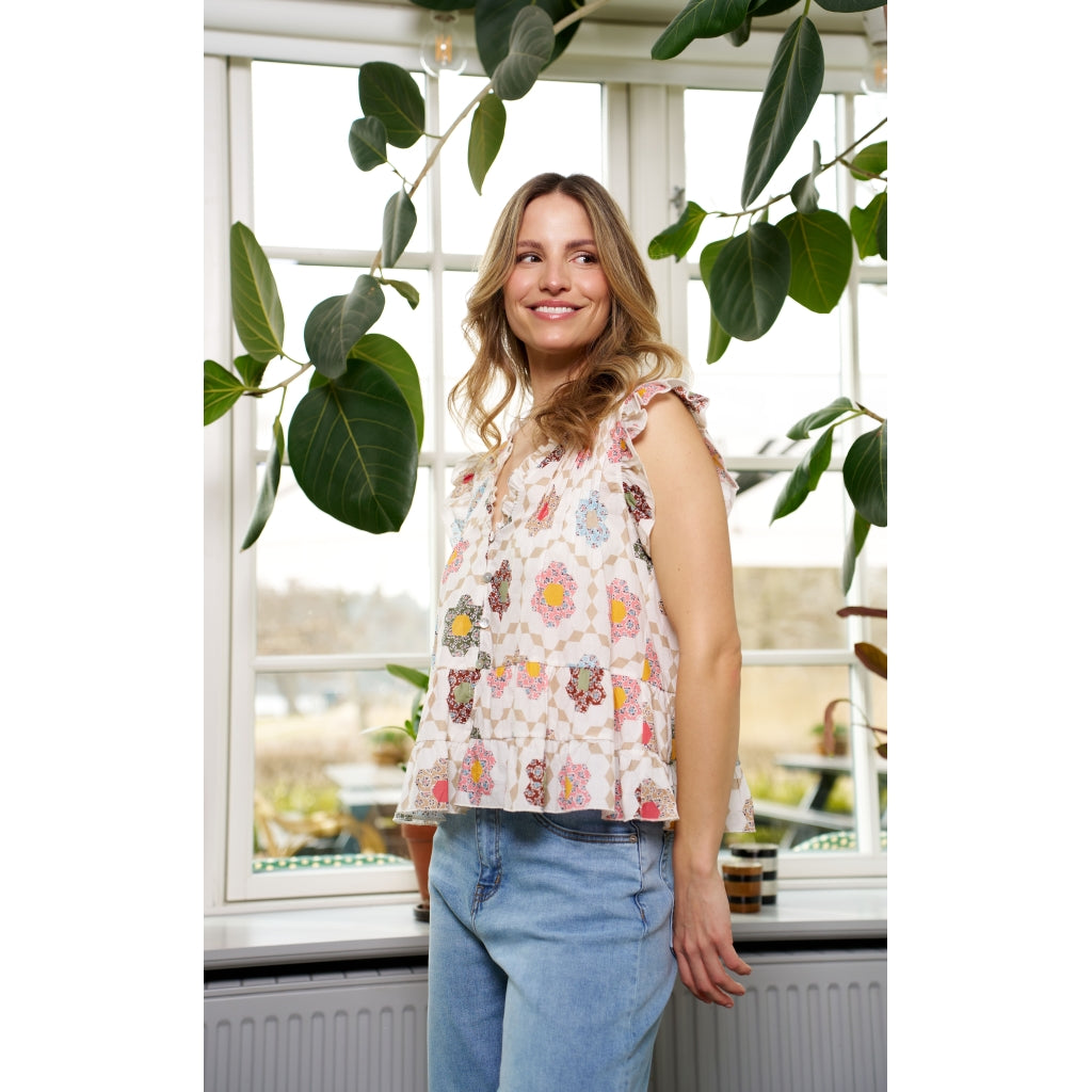 MARTA DU CHATEAU Marta du Chateau dam top MdcDarla 68181 Top Print