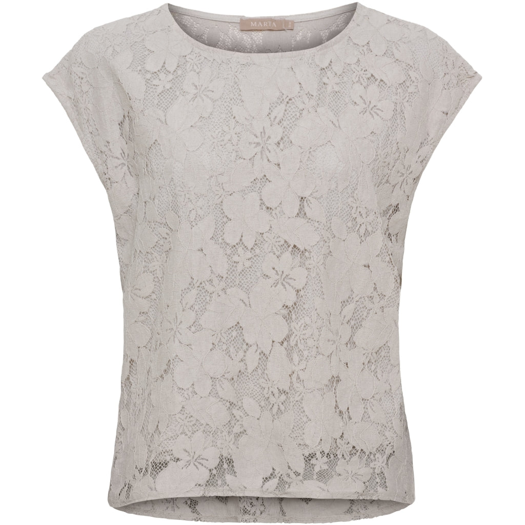 MARTA DU CHATEAU Marta du Chateau dam top MdcZorina 85661 Top Beige
