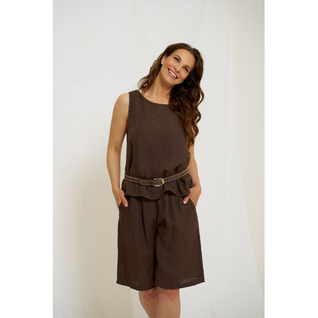 MARTA DU CHATEAU Marta du Chateau dam topp MdcAlessia 258917 Top Mocca