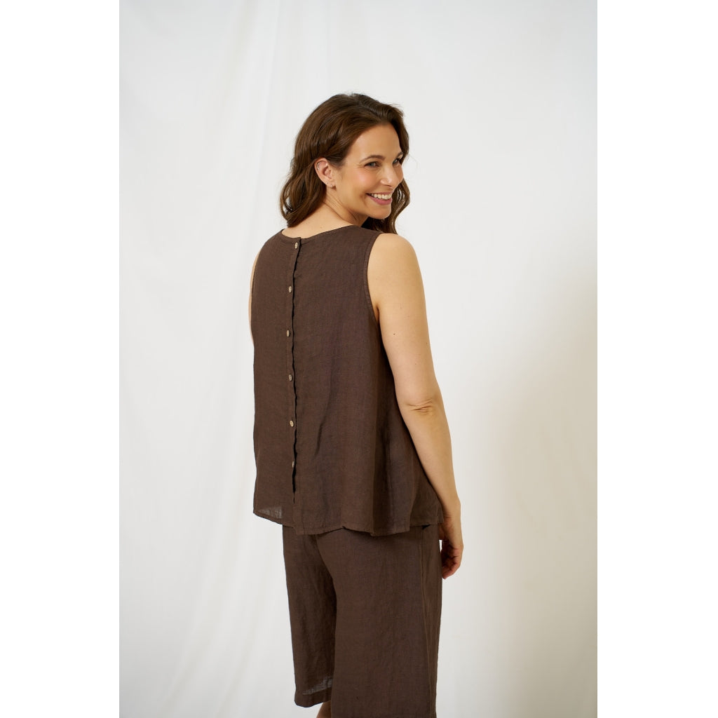MARTA DU CHATEAU Marta du Chateau dam topp MdcAlessia 258917 Top Mocca