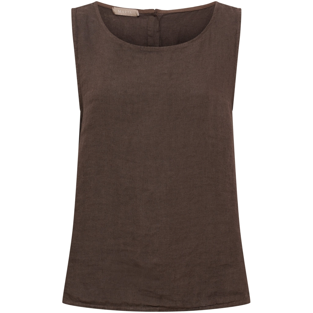 MARTA DU CHATEAU Marta du Chateau dam topp MdcAlessia 258917 Top Mocca