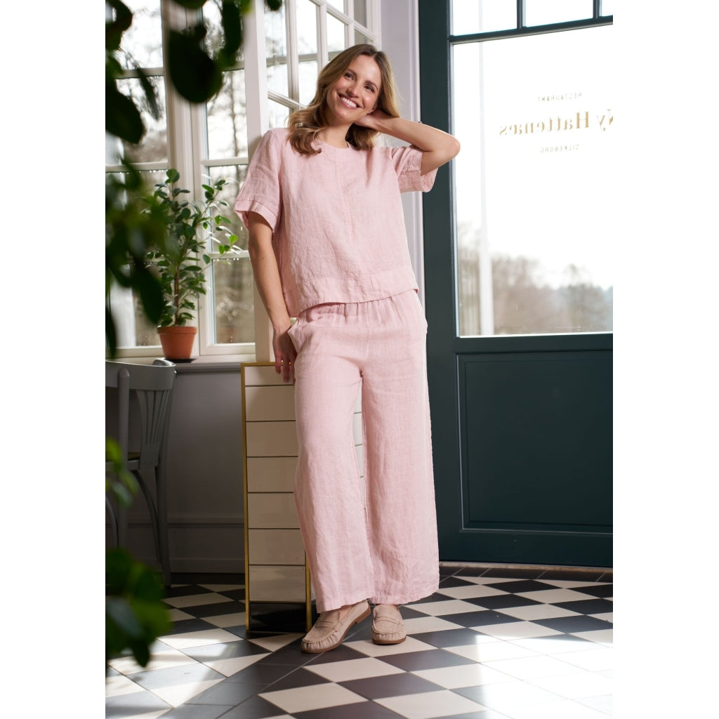 MARTA DU CHATEAU Marta du Chateau dam topp MdcCeyla TC268010 Top Cipria