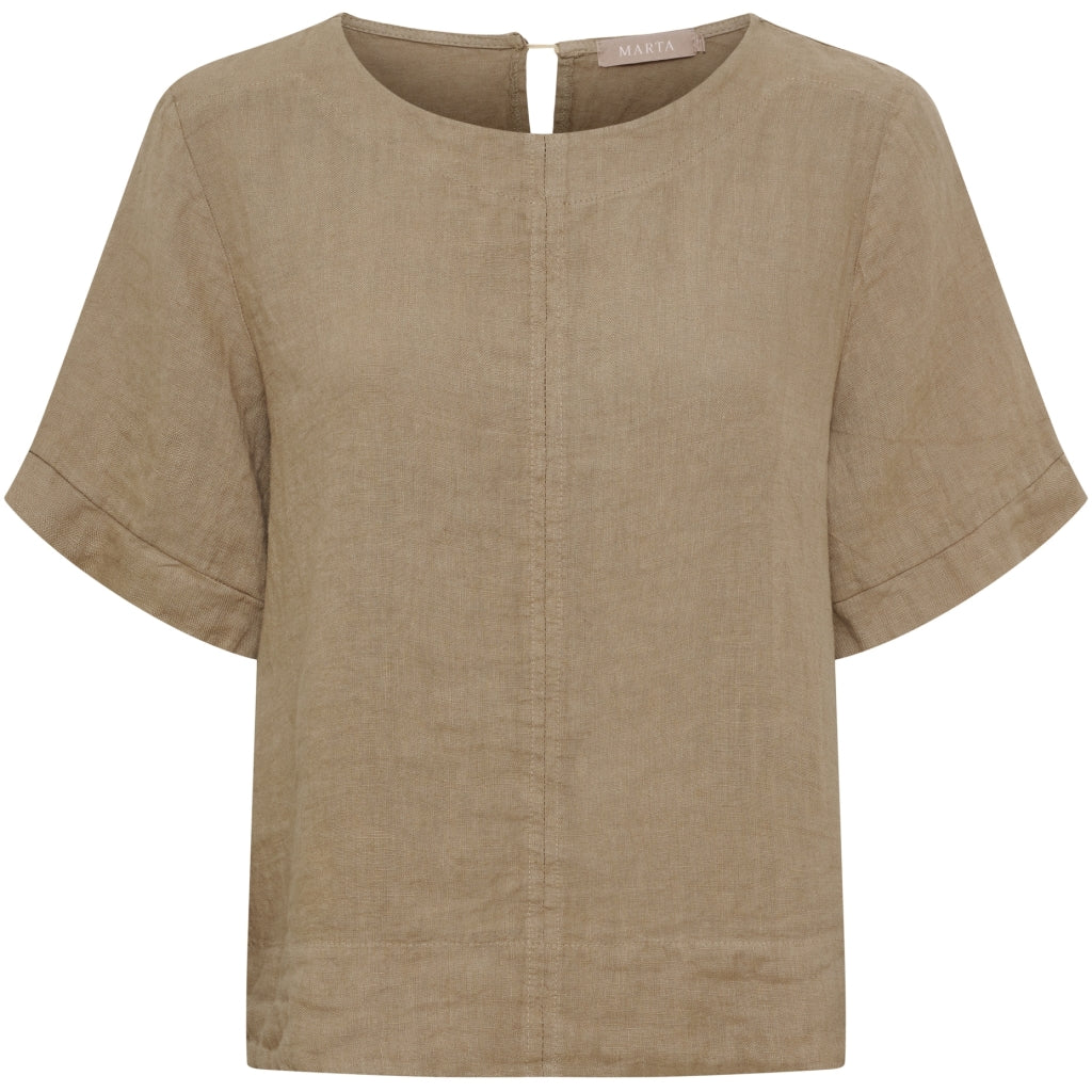 MARTA DU CHATEAU Marta du Chateau dam topp MdcCeyla TC268010 Top Coloniale