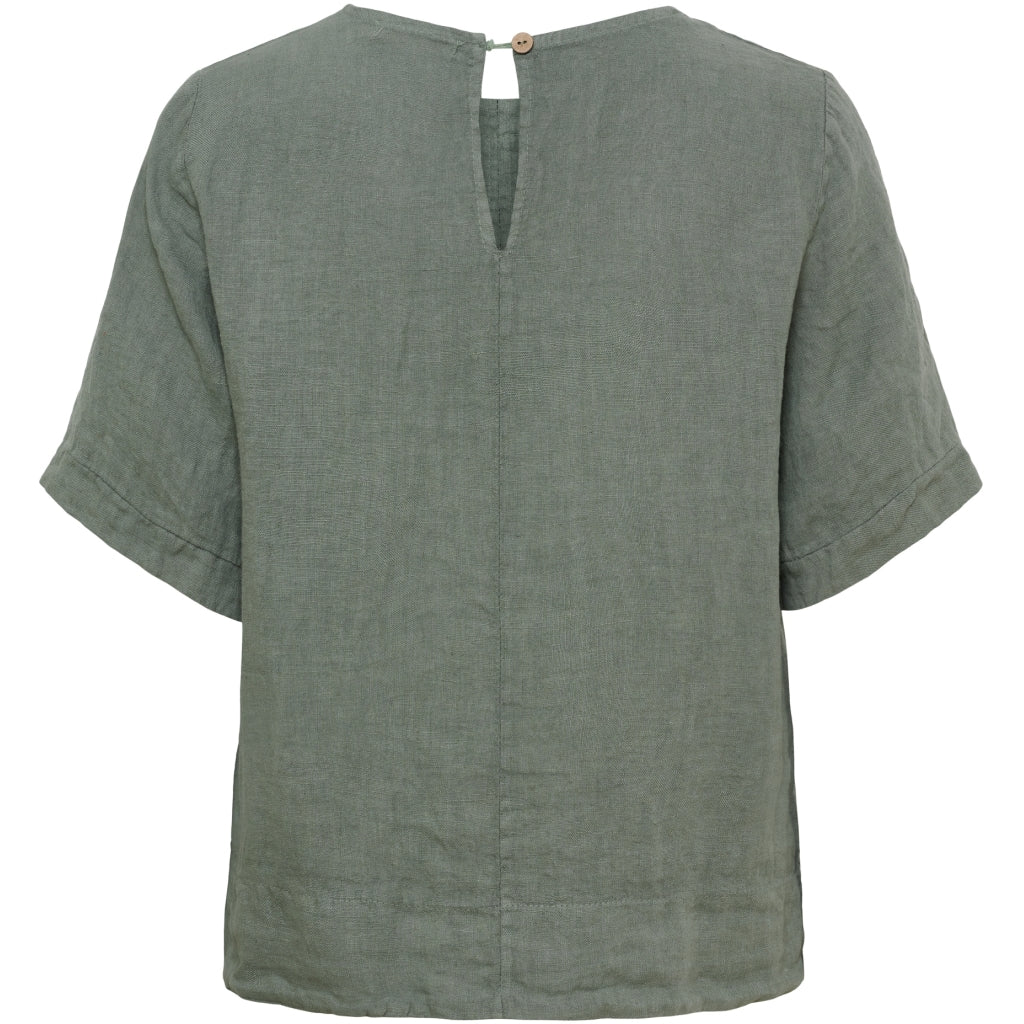 MARTA DU CHATEAU Marta du Chateau dam topp MdcCeyla TC268010 Top Militare