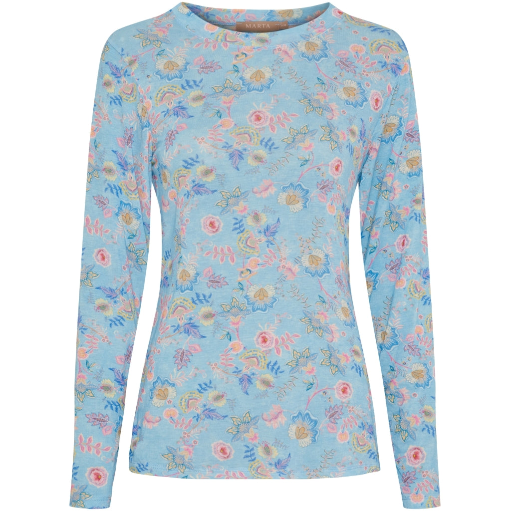 MARTA DU CHATEAU Marta du Chateau dam topp MdcElissa 7914 Top Celeste