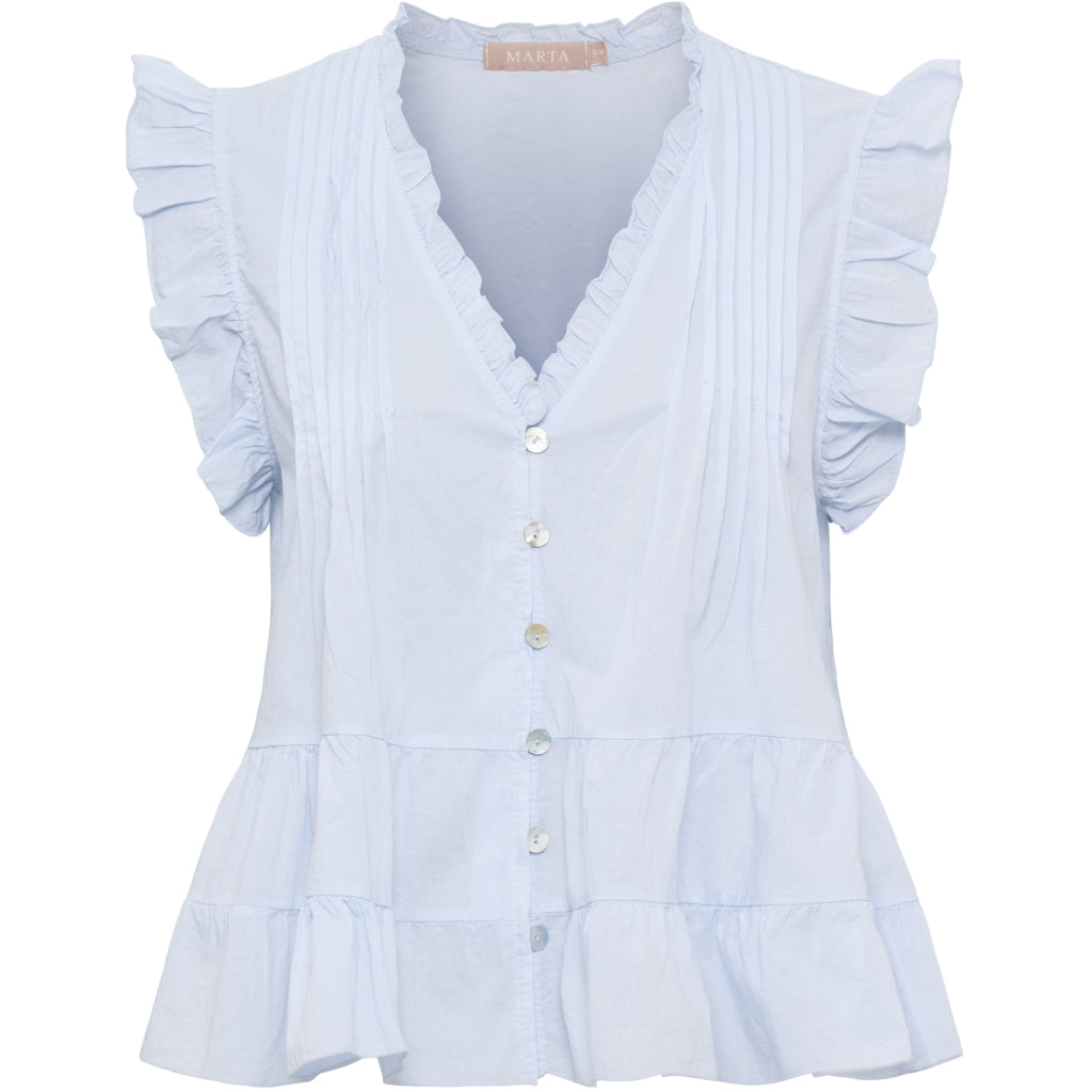 MARTA DU CHATEAU Marta du Chateau dam topp MdcEmira TC68181 Top Cielo