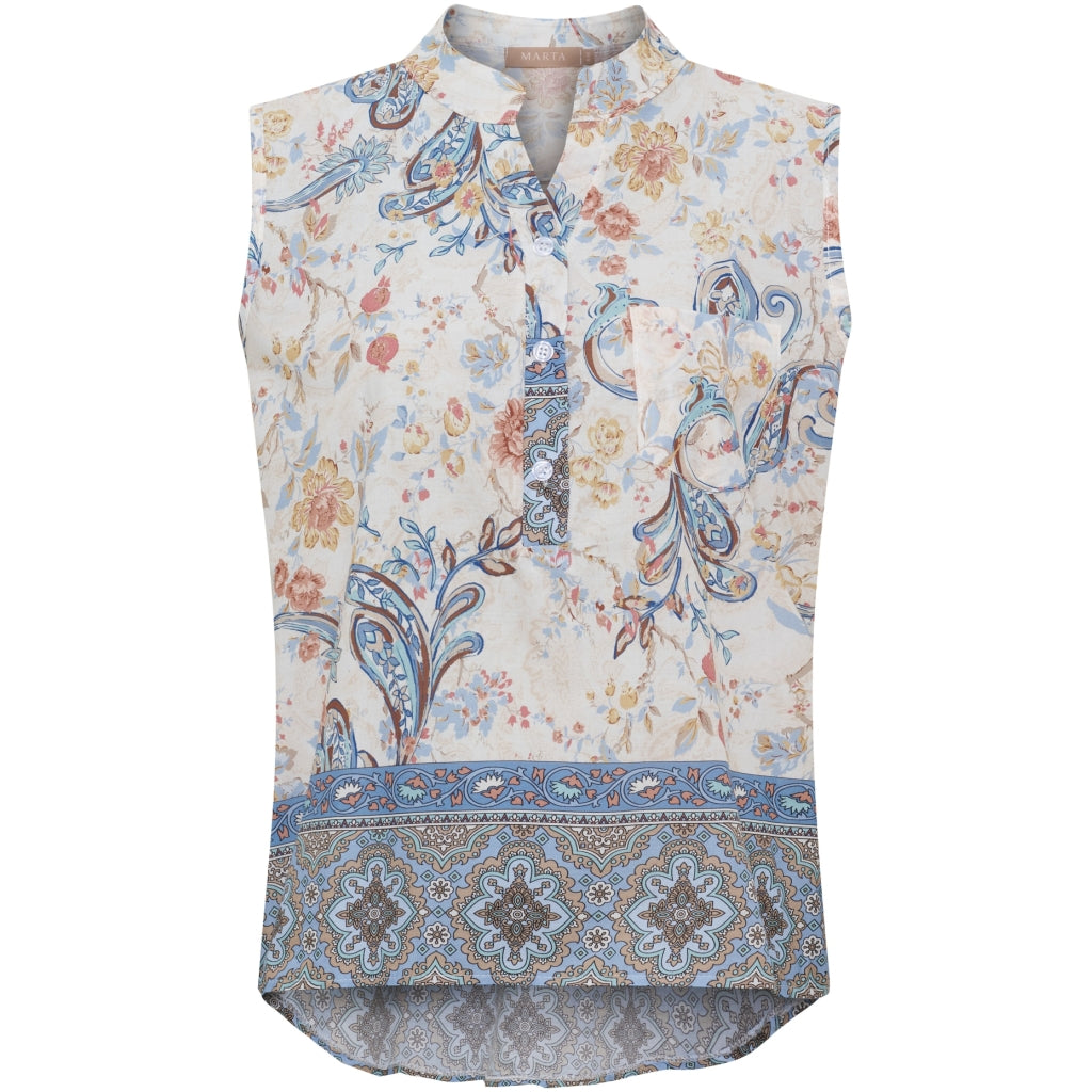 MARTA DU CHATEAU Marta du Chateau dam topp MdcJenna 84571 Shirt CelesteNPC512
