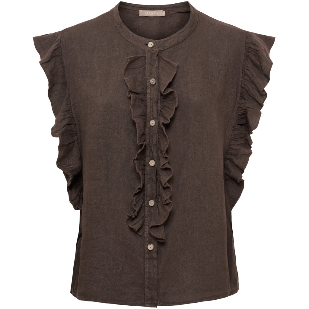 MARTA DU CHATEAU Marta du Chateau dam topp MdcKarima 268433 Top Mocha93913