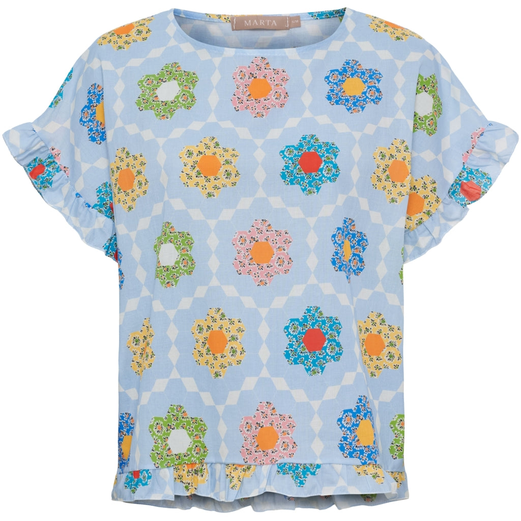 MARTA DU CHATEAU Marta du Chateau dam topp MdcKasimira 268483 Top LightBlueIPA1401D2