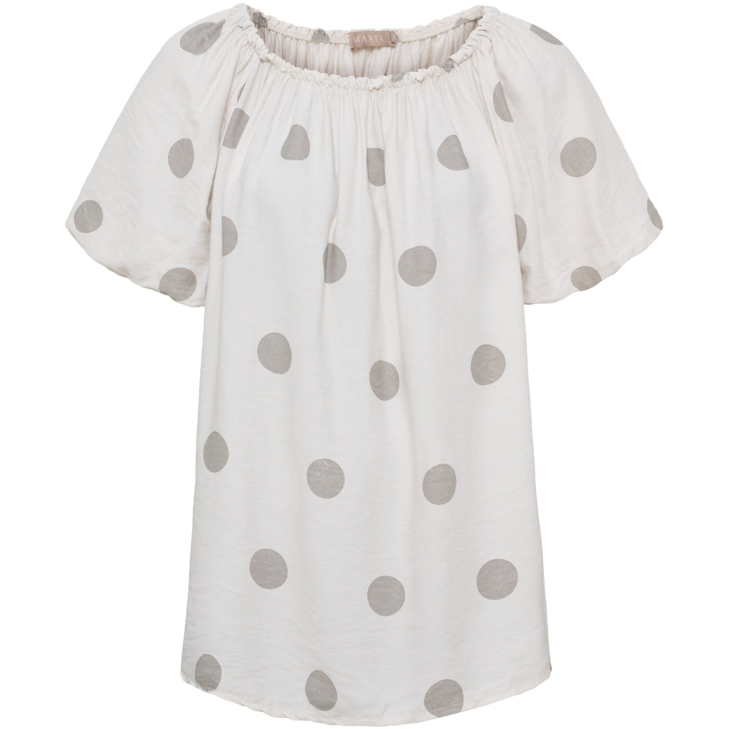 MARTA DU CHATEAU Marta du Chateau dam topp MdcLuciana 26136 Top Beige