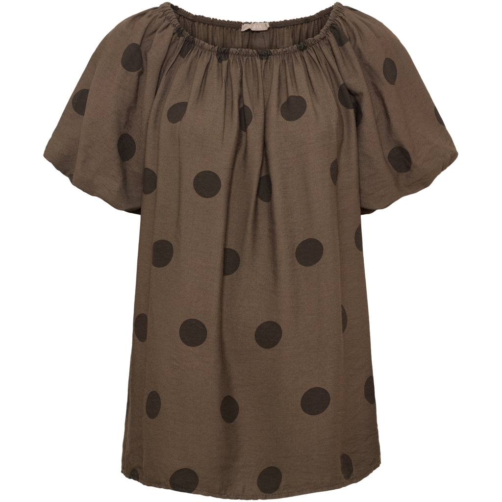 MARTA DU CHATEAU Marta du Chateau dam topp MdcLuciana 26136 Top Brown