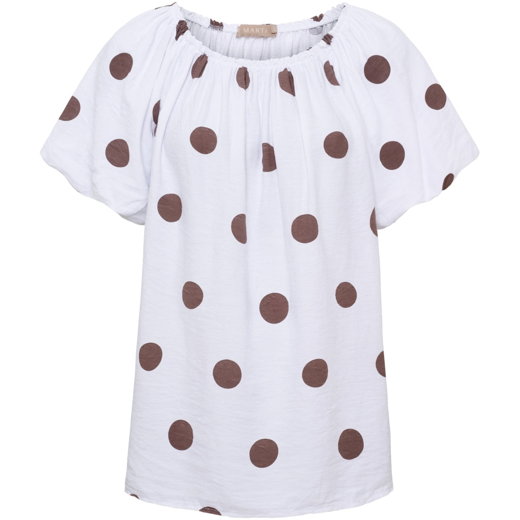 MARTA DU CHATEAU Marta du Chateau dam topp MdcLuciana 26136 Top White