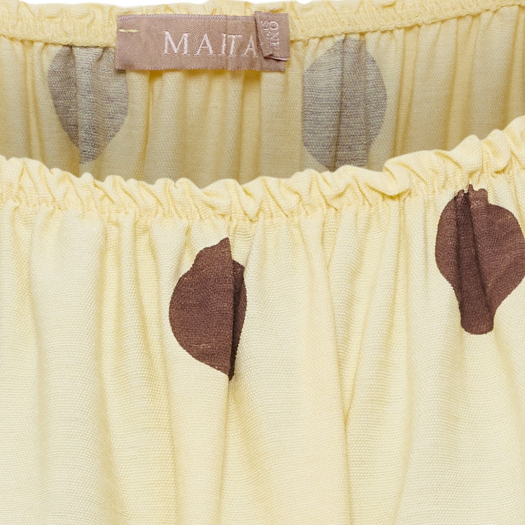 MARTA DU CHATEAU Marta du Chateau dam topp MdcLuciana 26136 Top Yellow