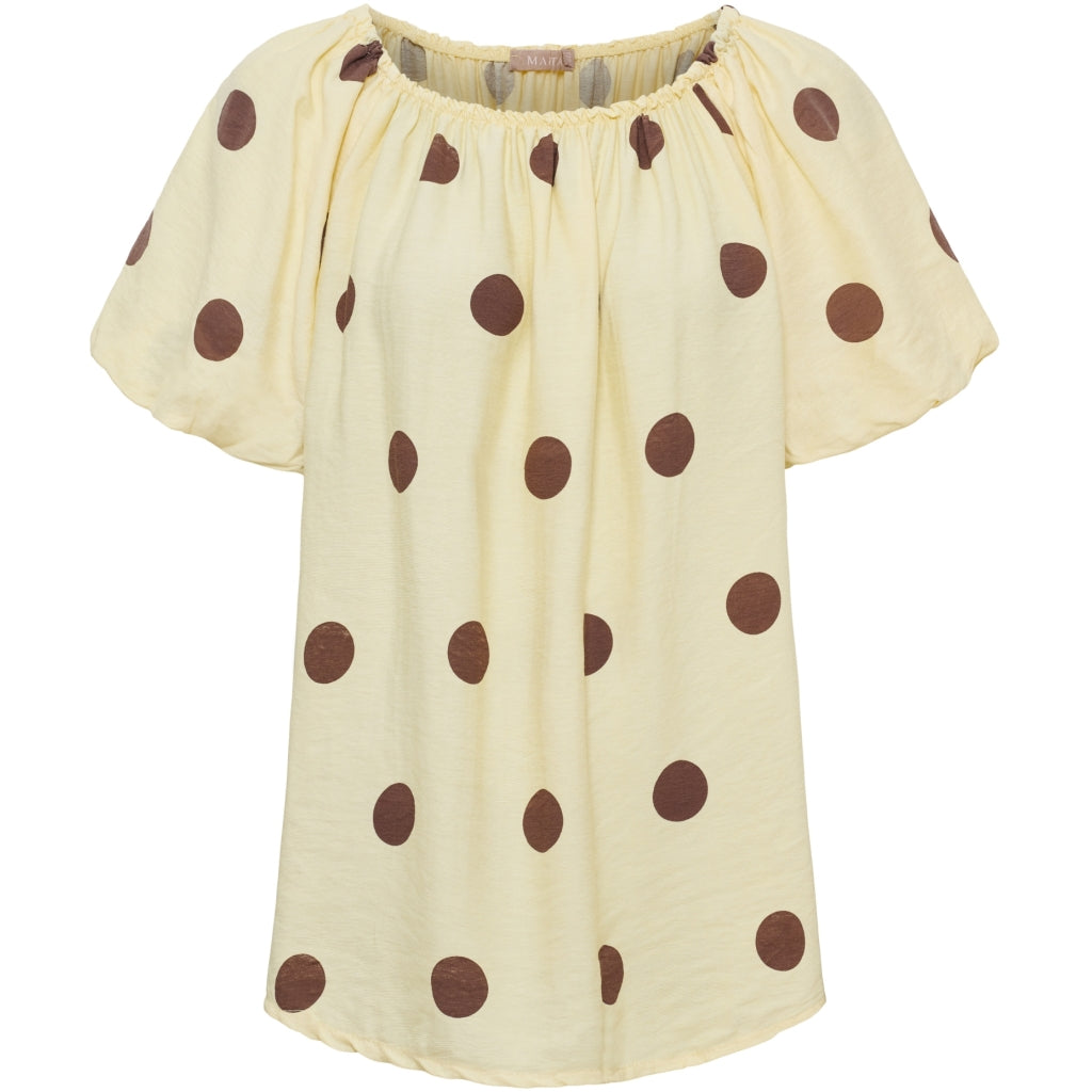 MARTA DU CHATEAU Marta du Chateau dam topp MdcLuciana 26136 Top Yellow