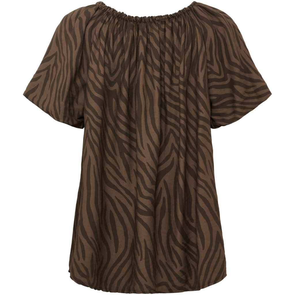 MARTA DU CHATEAU Marta du Chateau dam topp MdcLuciana 26136 Top Brown