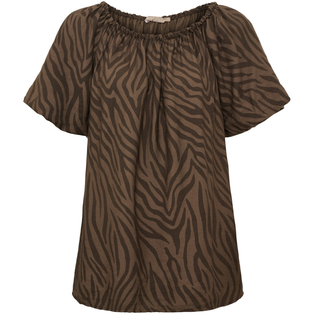 MARTA DU CHATEAU Marta du Chateau dam topp MdcLuciana 26136 Top Brown