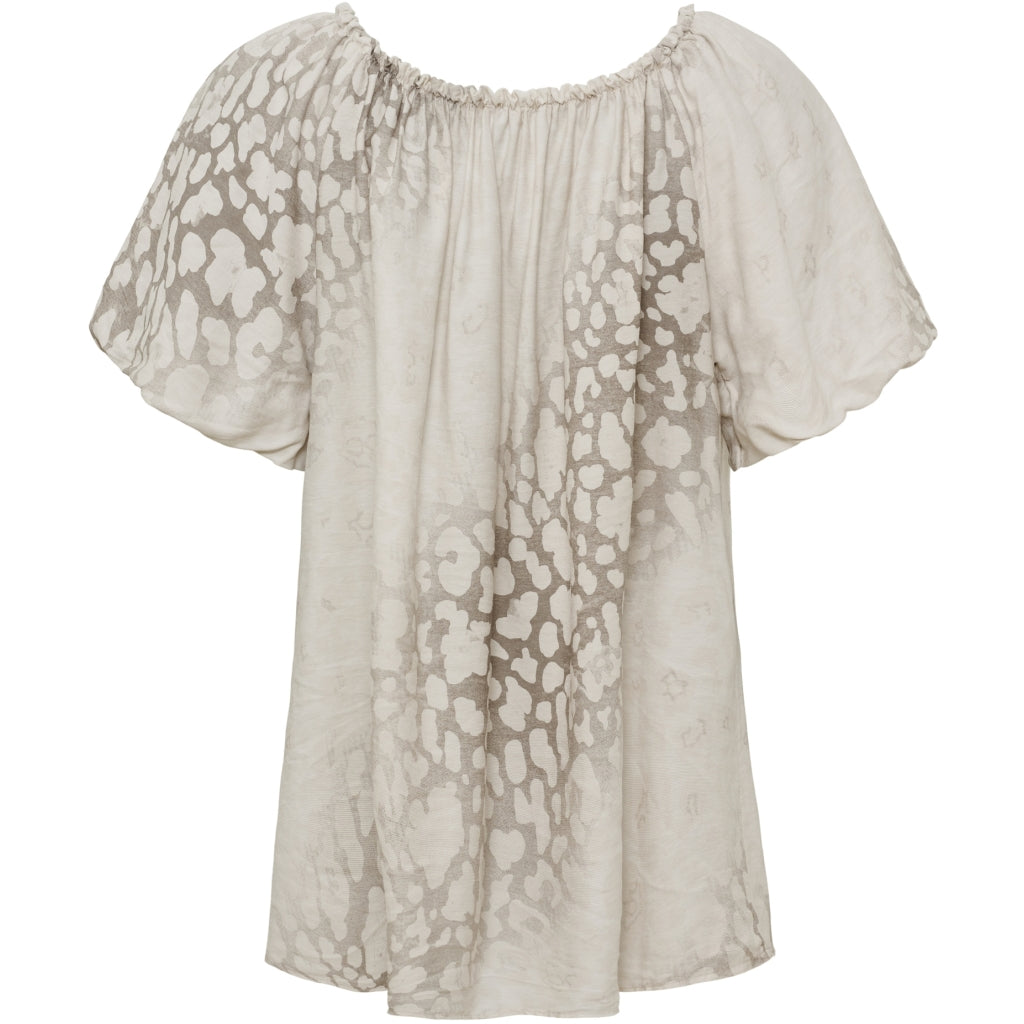 MARTA DU CHATEAU Marta du Chateau dam topp MdcLuciana 26136 Leo Top Beige