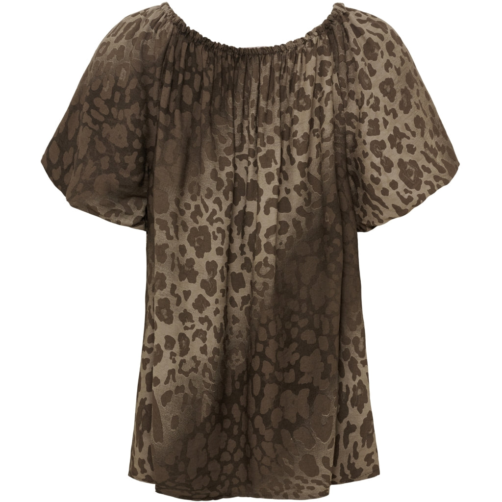 MARTA DU CHATEAU Marta du Chateau dam topp MdcLuciana 26136 Leo Top Brown