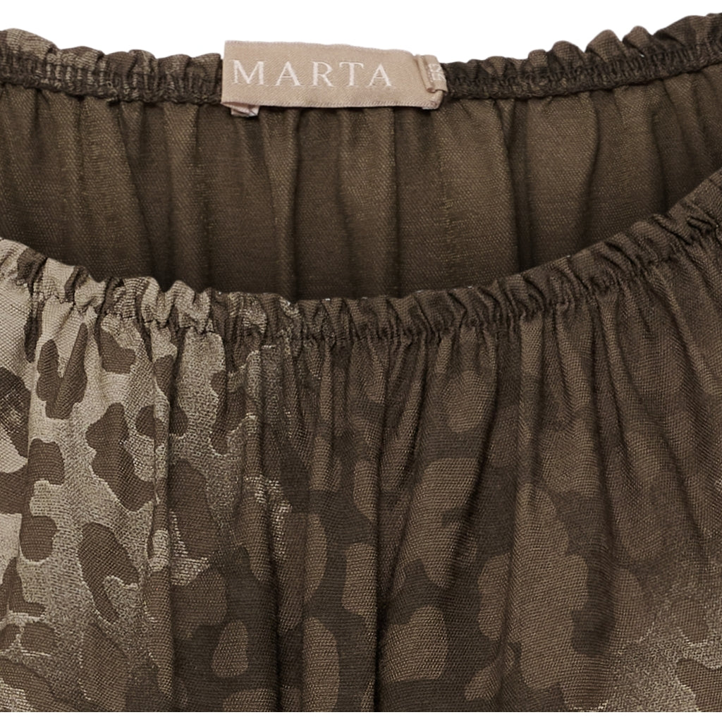 MARTA DU CHATEAU Marta du Chateau dam topp MdcLuciana 26136 Leo Top Brown