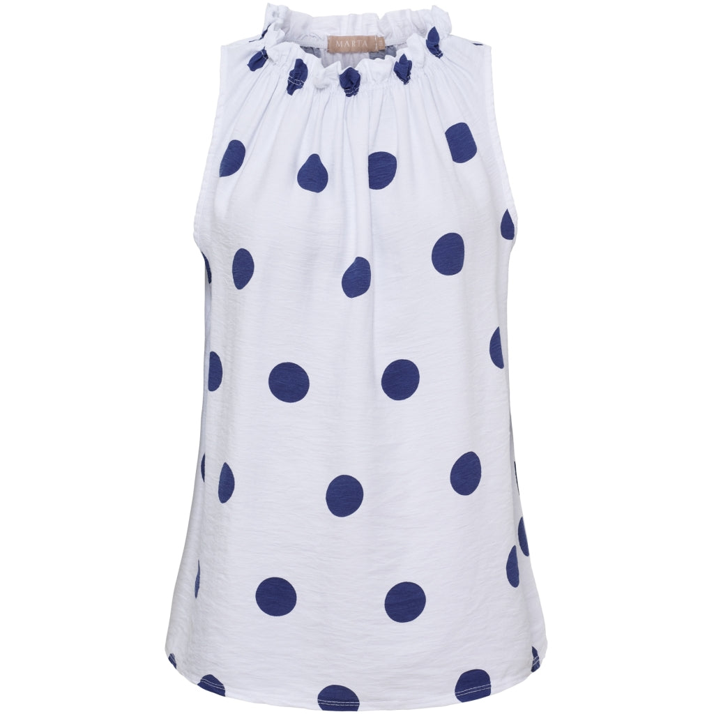 MARTA DU CHATEAU Marta du Chateau dam topp MdcLucina 2319 Top White