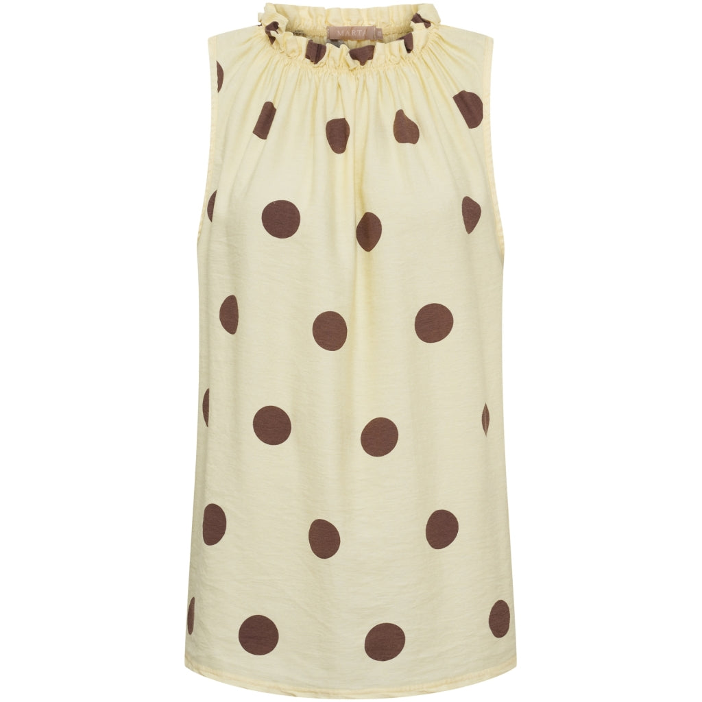 MARTA DU CHATEAU Marta du Chateau dam topp MdcLucina 2319 Top Yellow