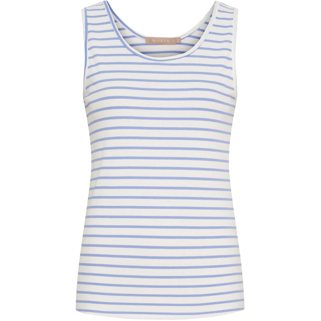MARTA DU CHATEAU Marta du Chateau dam topp MdcMarina 2499/B Top Sky Blue