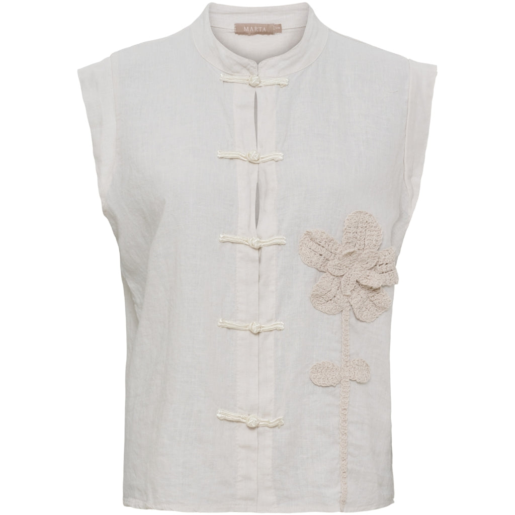 MARTA DU CHATEAU Marta du Chateau dam topp MdcOlina 202642 Top Beige