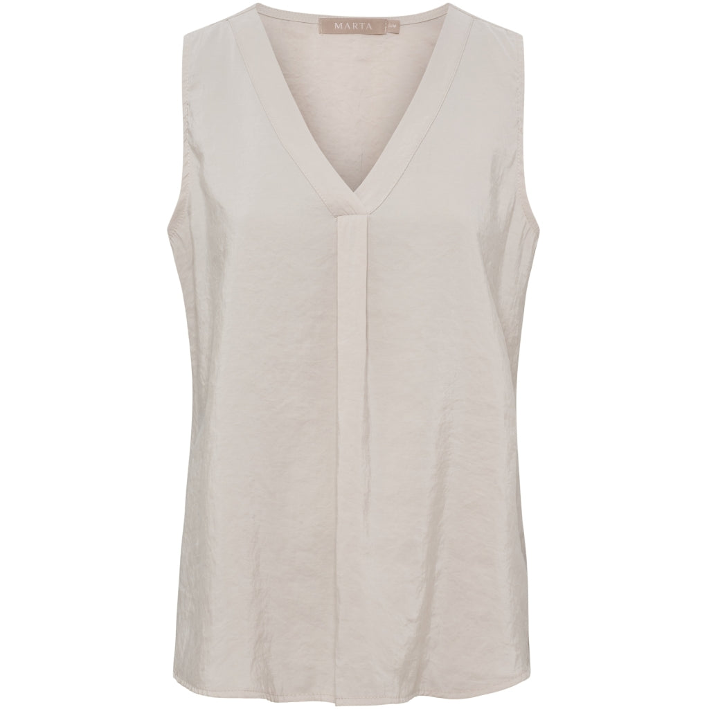 MARTA DU CHATEAU Marta du Chateau dam topp MdcOpaline 68332M Top Beige31