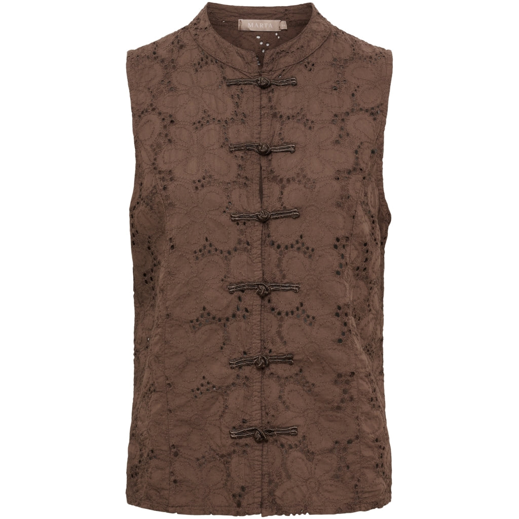 MARTA DU CHATEAU Marta du Chateau dam topp MdcRavella 268613 Top Mocca