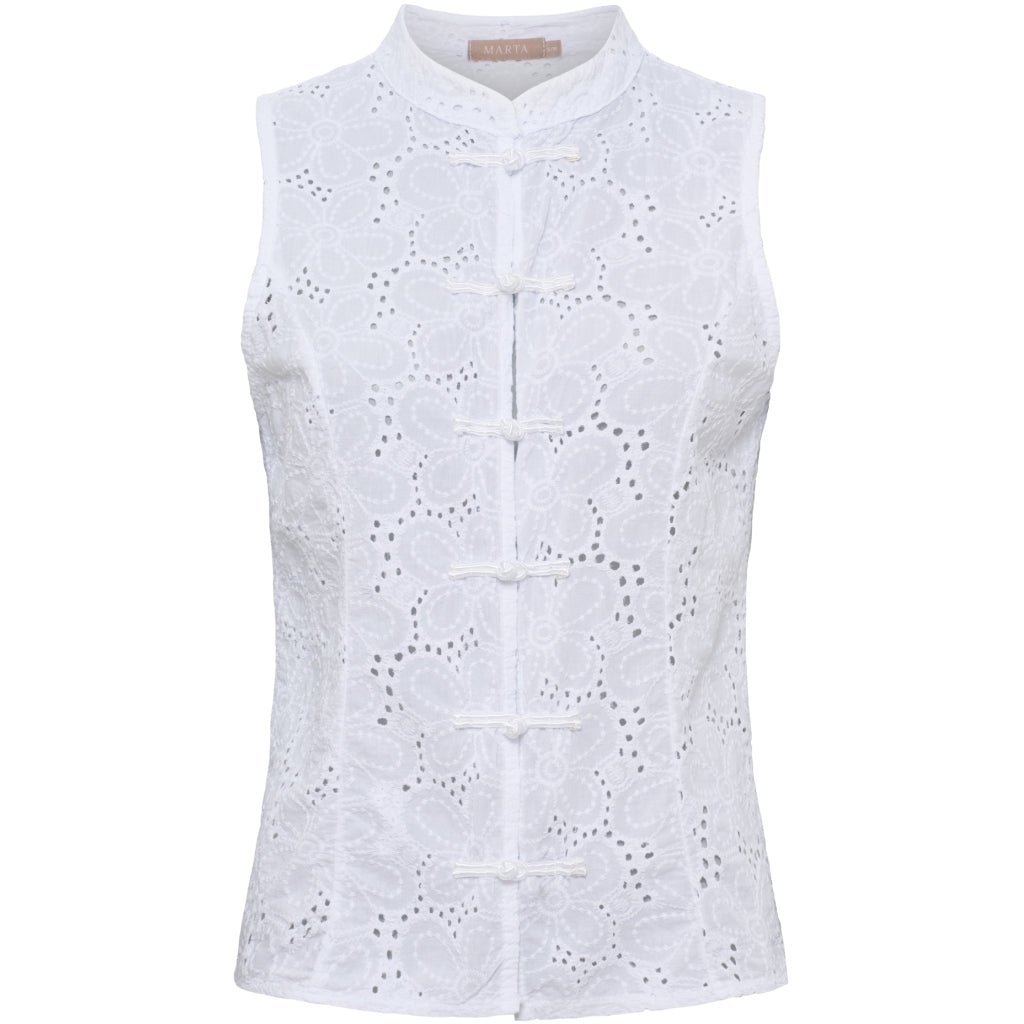 MARTA DU CHATEAU Marta du Chateau dam topp MdcRavella 268613 Top White