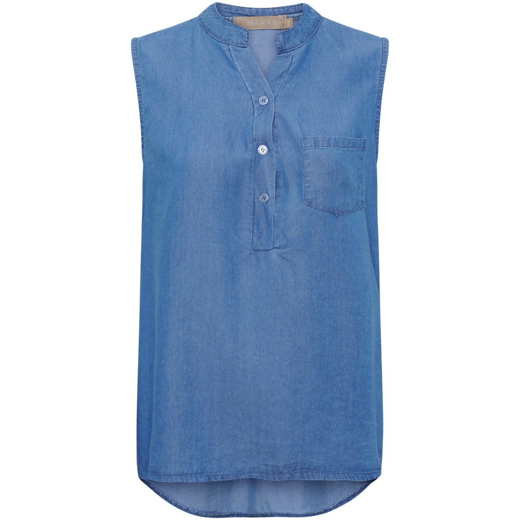 MARTA DU CHATEAU Marta du Chateau dam topp MdcRylina 84571JV Top Medio Blue