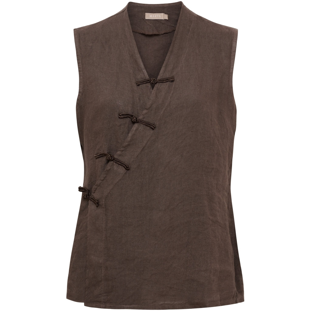 MARTA DU CHATEAU Marta du Chateau dam topp MdcSheila 268607 Shirt Mocca