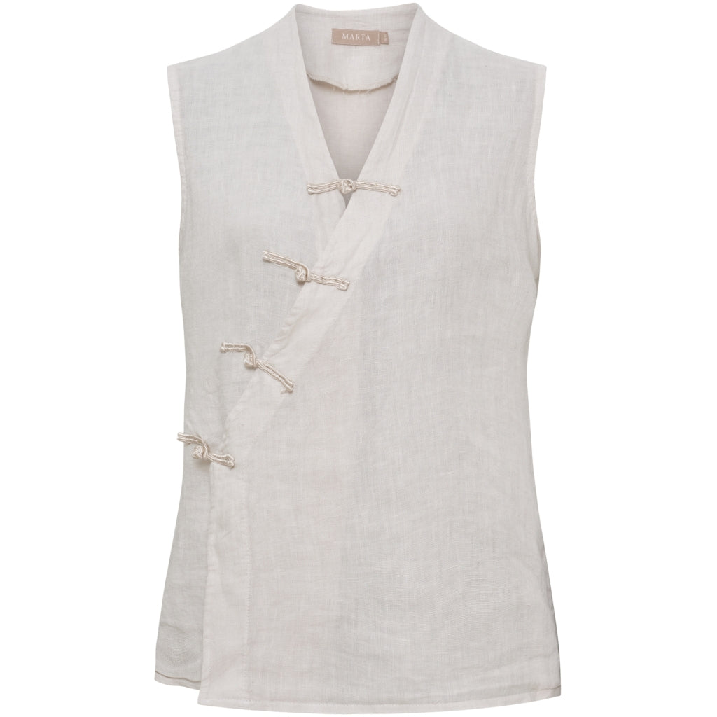 MARTA DU CHATEAU Marta du Chateau dam topp MdcSheila 268607 Shirt Sabbia