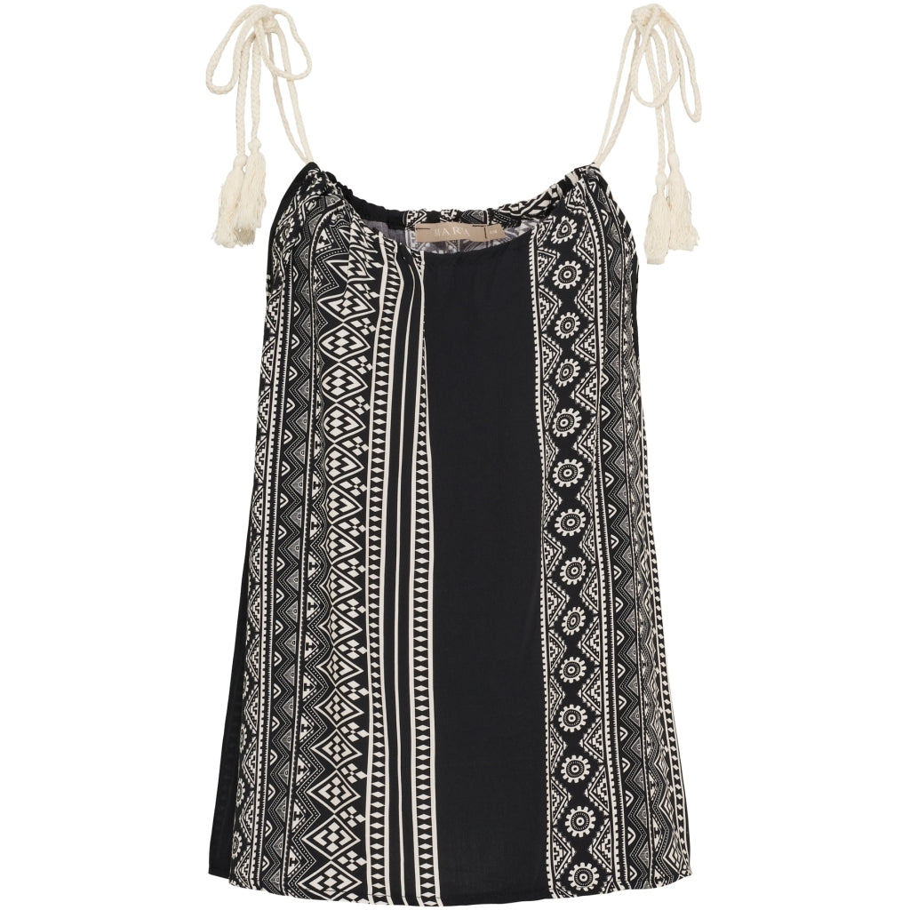 MARTA DU CHATEAU Marta du Chateau dam topp MdcTanya 258620 Top Black/WhiteMC1488