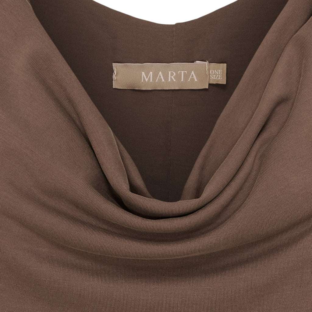 MARTA DU CHATEAU Marta du Chateau dam topp MdcVeronika 82107 Top Brown