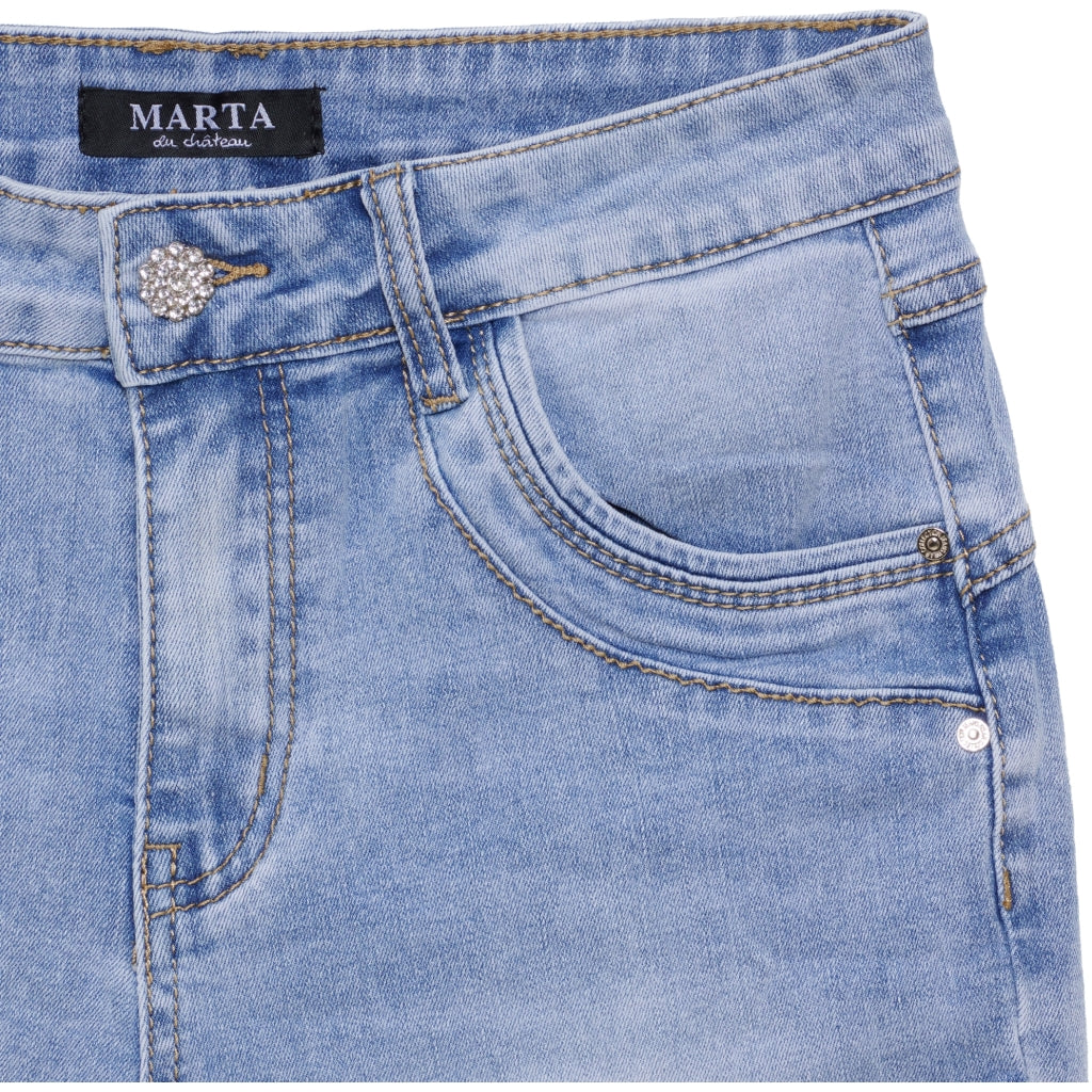 MARTA DU CHATEAU Marta du Chateau dam trosor MdcAnnemarie MDC171-PC26157 Knickers Denim