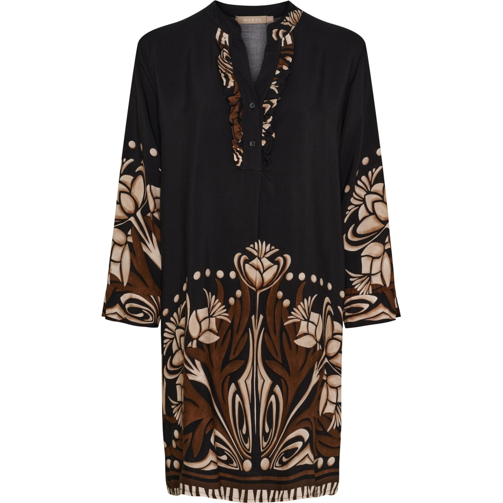 MARTA DU CHATEAU Marta du Chateau dam tunika MdcCapri 2604B Tunica BlackNG313BA