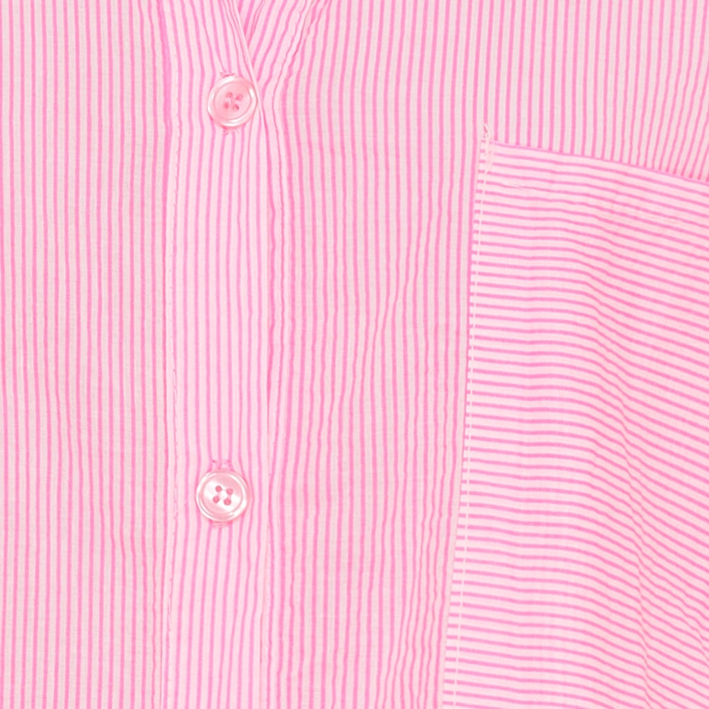MARTA DU CHATEAU Marta du Chateau dam tunika MdcTine 1665-25 Tunica Strong Pink Stripe