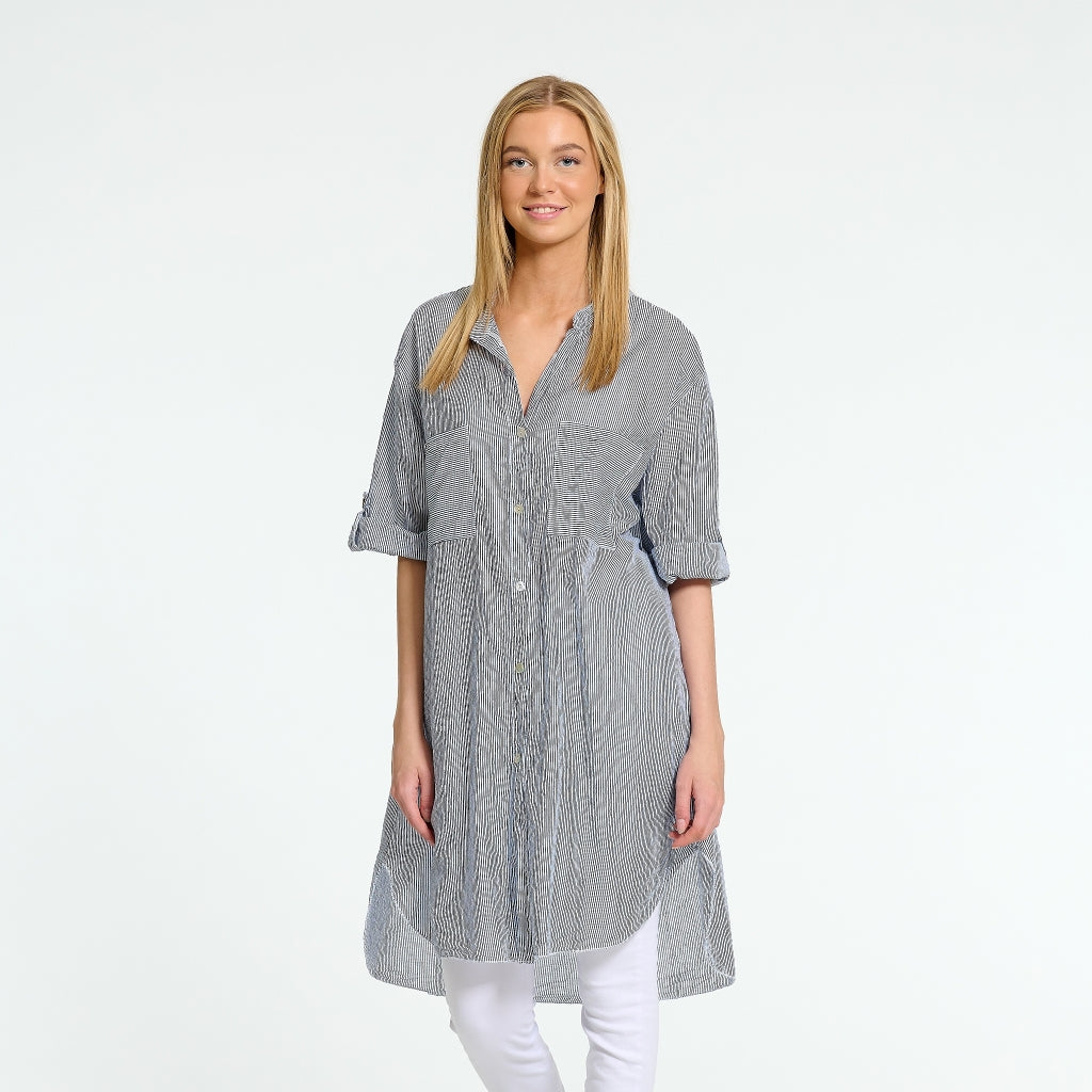 MARTA DU CHATEAU Marta du Chateau dam tunika MdcTine 1665-25 Tunica White/Blue