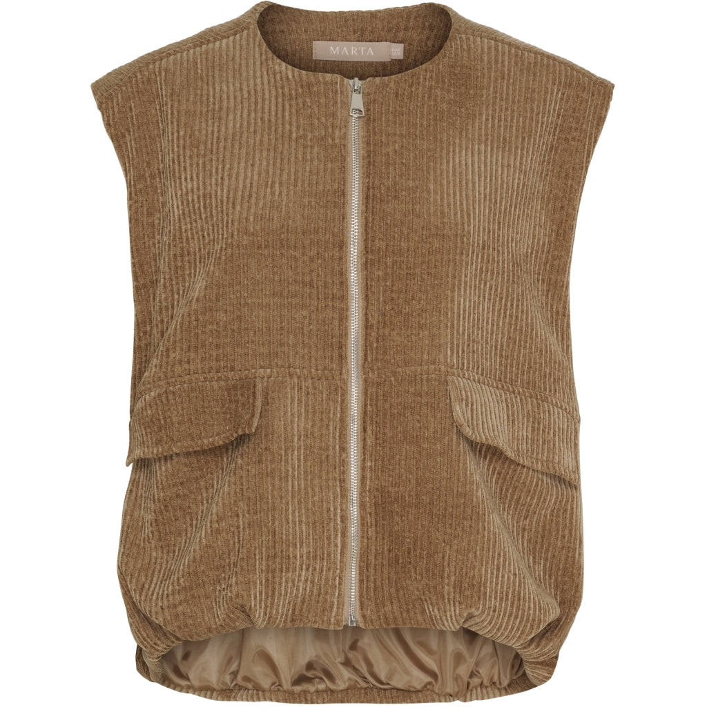 MARTA DU CHATEAU Marta du Chateau dam väst MdcFreya 55009 Vest Camel99