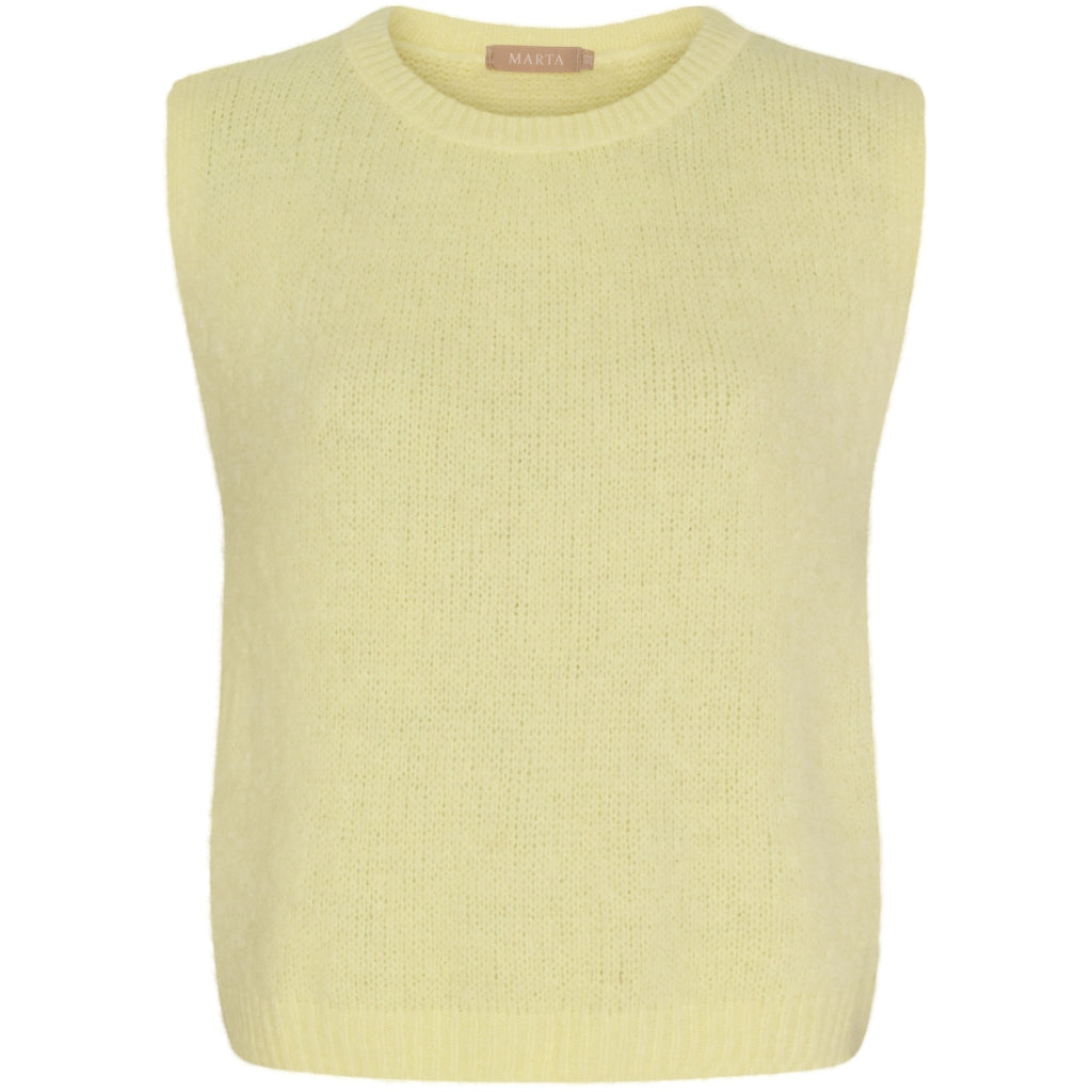 MARTA DU CHATEAU Marta du Chateau dam väst MdcIlse 5313 Vest Light Yellow