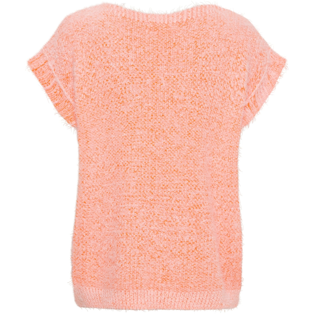 MARTA DU CHATEAU Marta du Chateau dam väst MdcLaya 8039 Knit Vest Orange