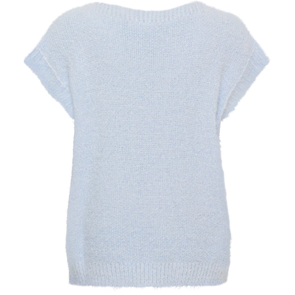 MARTA DU CHATEAU Marta du Chateau dam väst MdcLaya 8039 Knit Vest Sky Blue