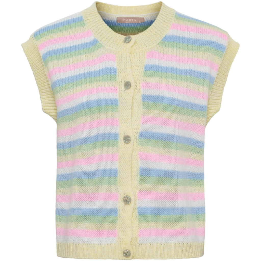 MARTA DU CHATEAU Marta du Chateau dam väst MdcNovalie 9603B Vest Yellow