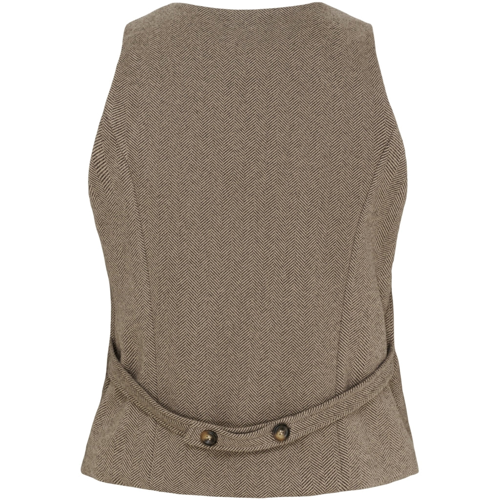 MARTA DU CHATEAU Marta du Chateau dam väst MdcRainey 248469 Vest Brown4