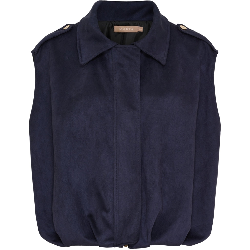 MARTA DU CHATEAU Marta du Chateau dam väst MdcSasha 7919 Vest Navy