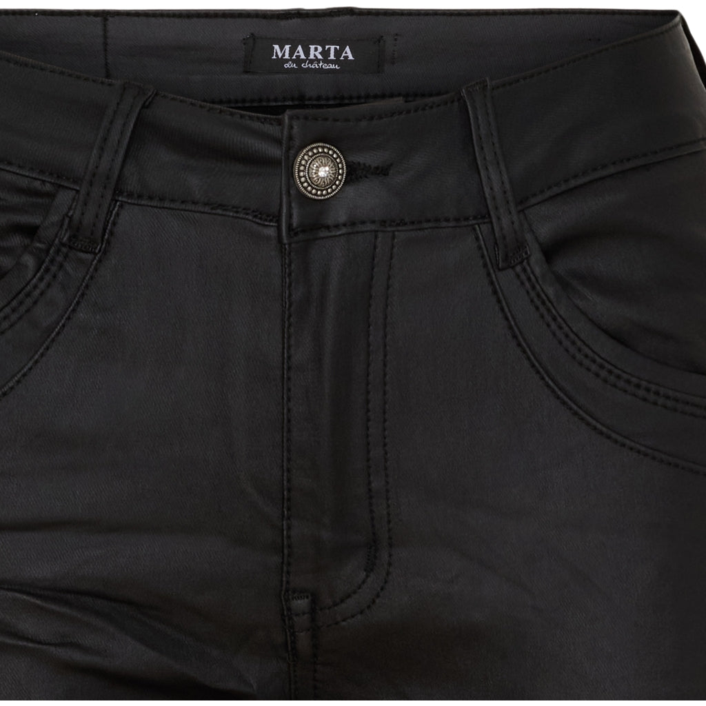 MARTA DU CHATEAU Marta du Chateau dame bukser MdcAlucia Mdc174-2567-1 Jeans Black